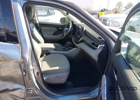 2022 Toyota Highlander Xle из США, поврежденный, VIN 5TDGZRBH6NS216886